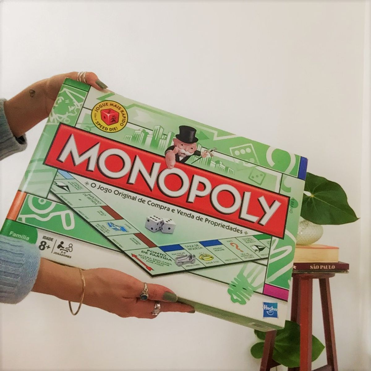 Jogo De Tabuleiro Monopoly Jogo De Tabuleiro Hasbro Gaming Usado Enjoei