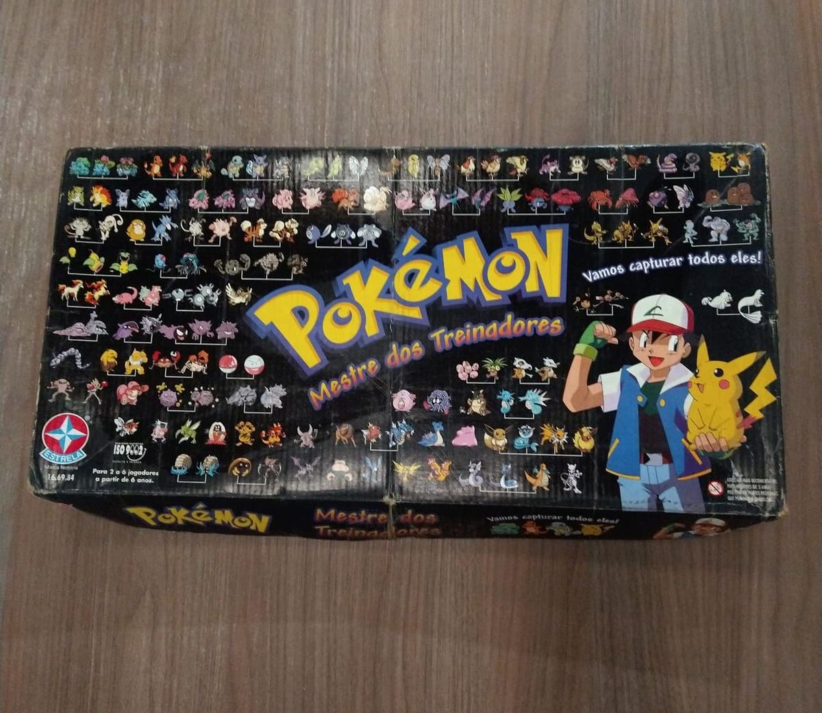 Jogo de Tabuleiro Pokémon Mestre Dos Treinadores | Completo | Jogo de ...