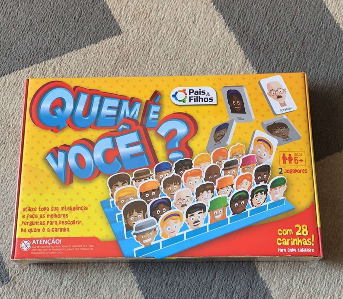 Jogo De Tabuleiro Quem É Você Jogo De Tabuleiro Pais And Filhos Nunca Usado 75532963 Enjoei 9721