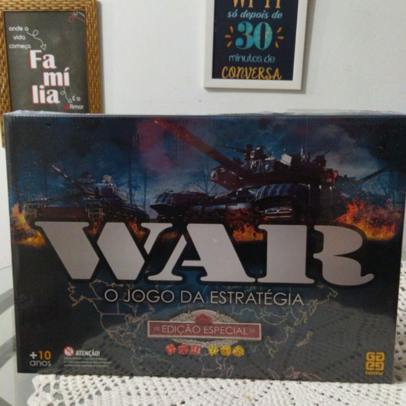 Jogo War Edição Especial Grow (Jogo em Português)