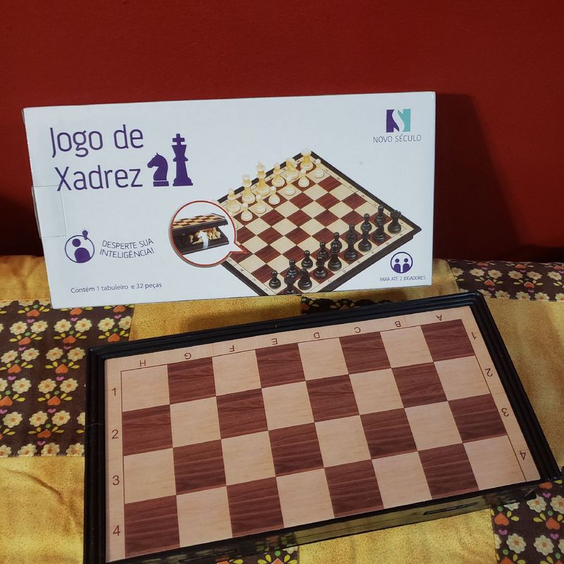 Jogo de Xadrez em Vidro Colorido Novo | Jogo de Tabuleiro Usado 64733996 |  enjoei