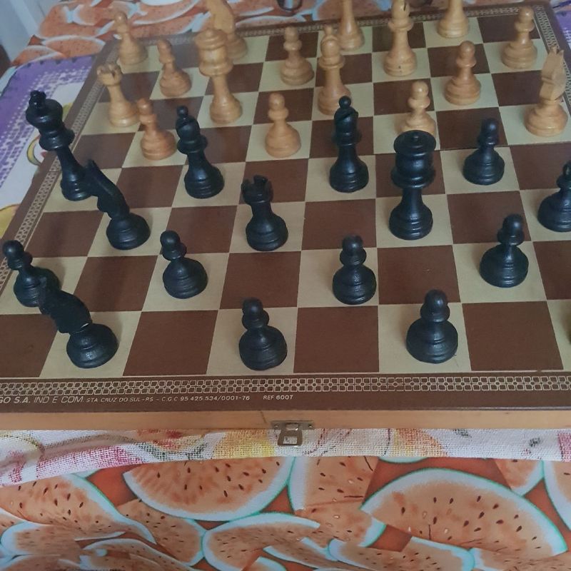 Jogo de Xadrez em Mármore | Jogo de Tabuleiro Nunca Usado 27917092 | enjoei
