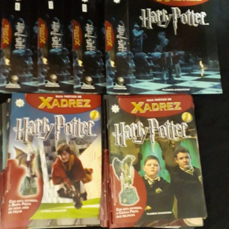 Xadrez Harry Potter (dragões) + Revistas