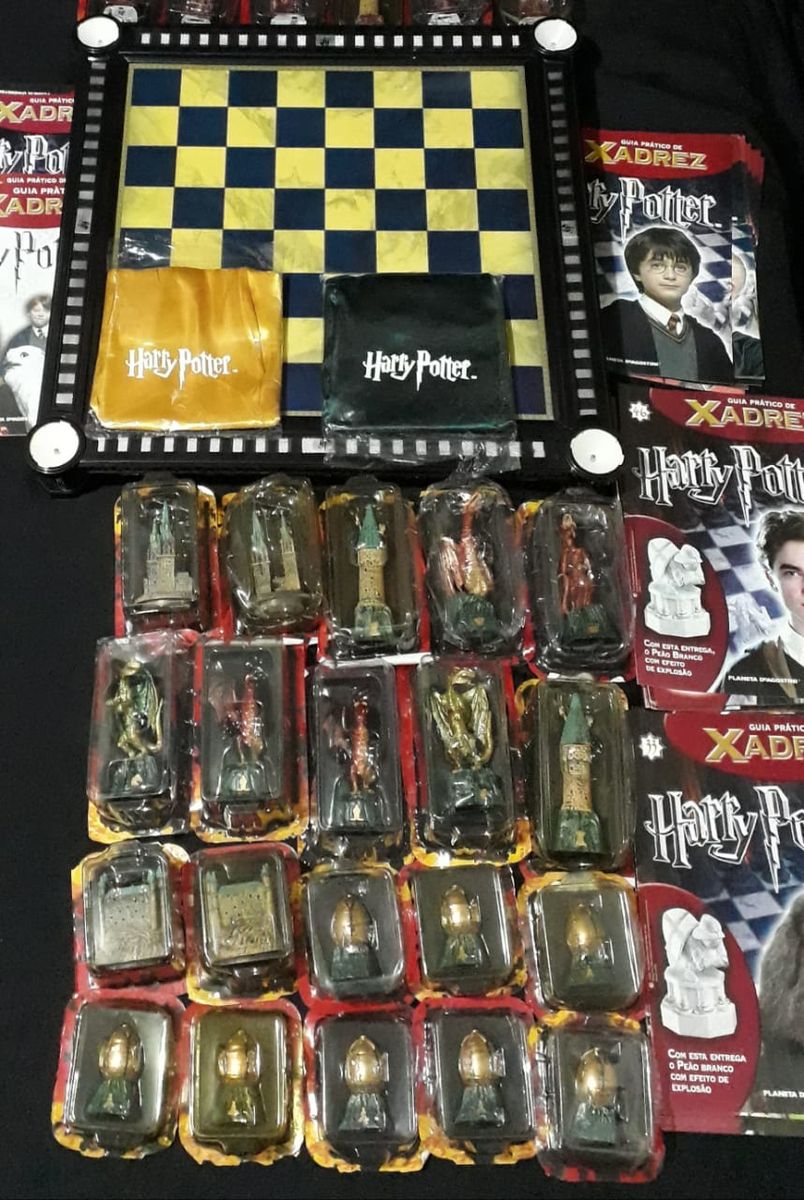 Harri filme & tv hogwarrts finalmente desafiou potter o xadrez wizard  tabuleiro de xadrez conjunto para