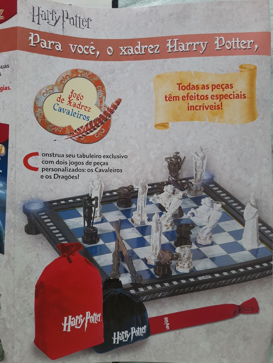 Jogo de Xadrez Harry Potter Original Completo. | Produto Masculino ...