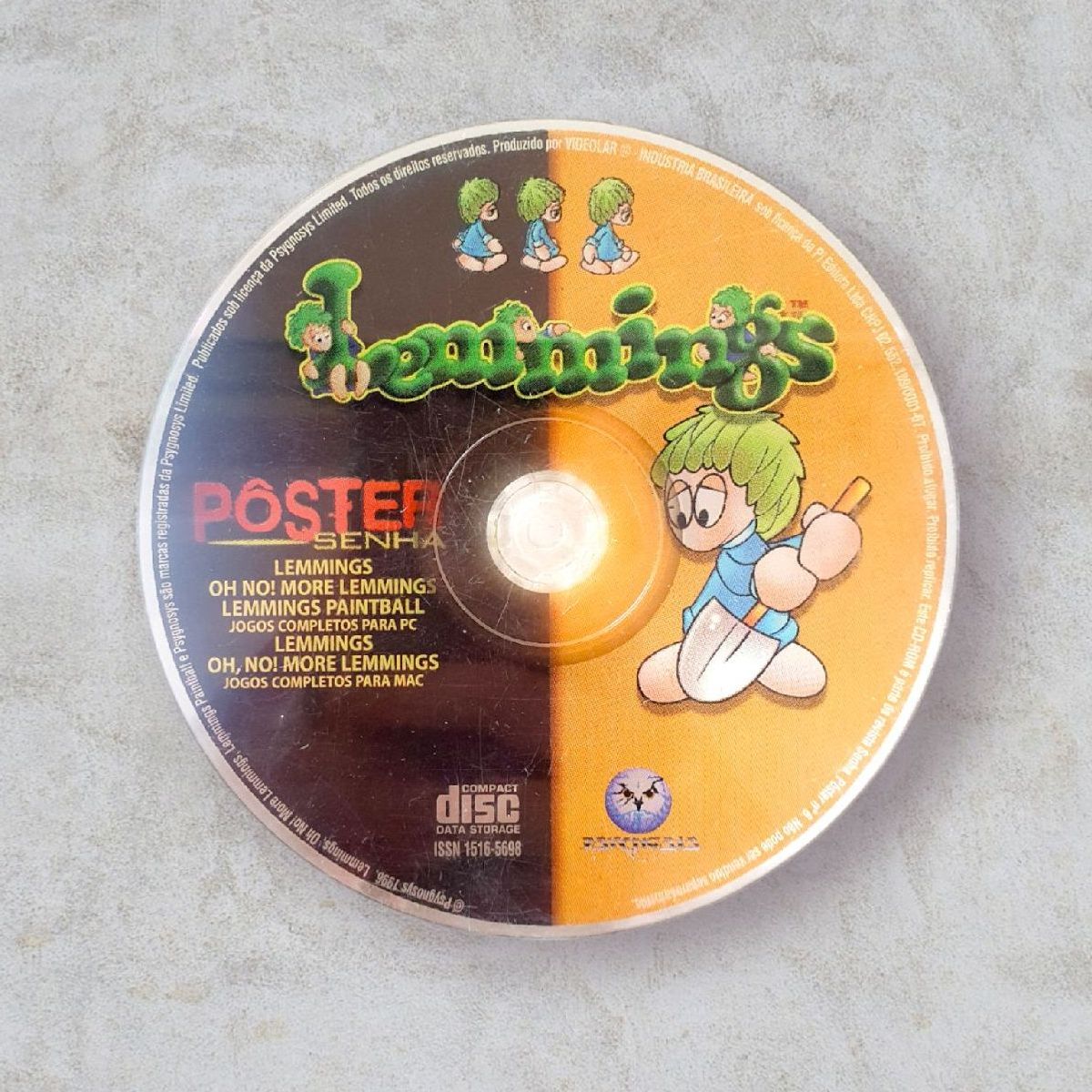 なぜ? なに? キッズランド PCゲーム Windows Mac CD-ROM Jogo do Lemmings em Cd Room para Computador | Lemmings Usado