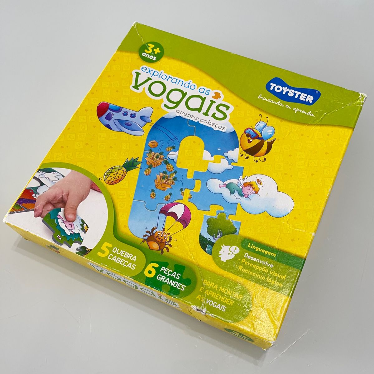 Jogo Educativo Explorando As Vogais Toyster Item Infantil Usado