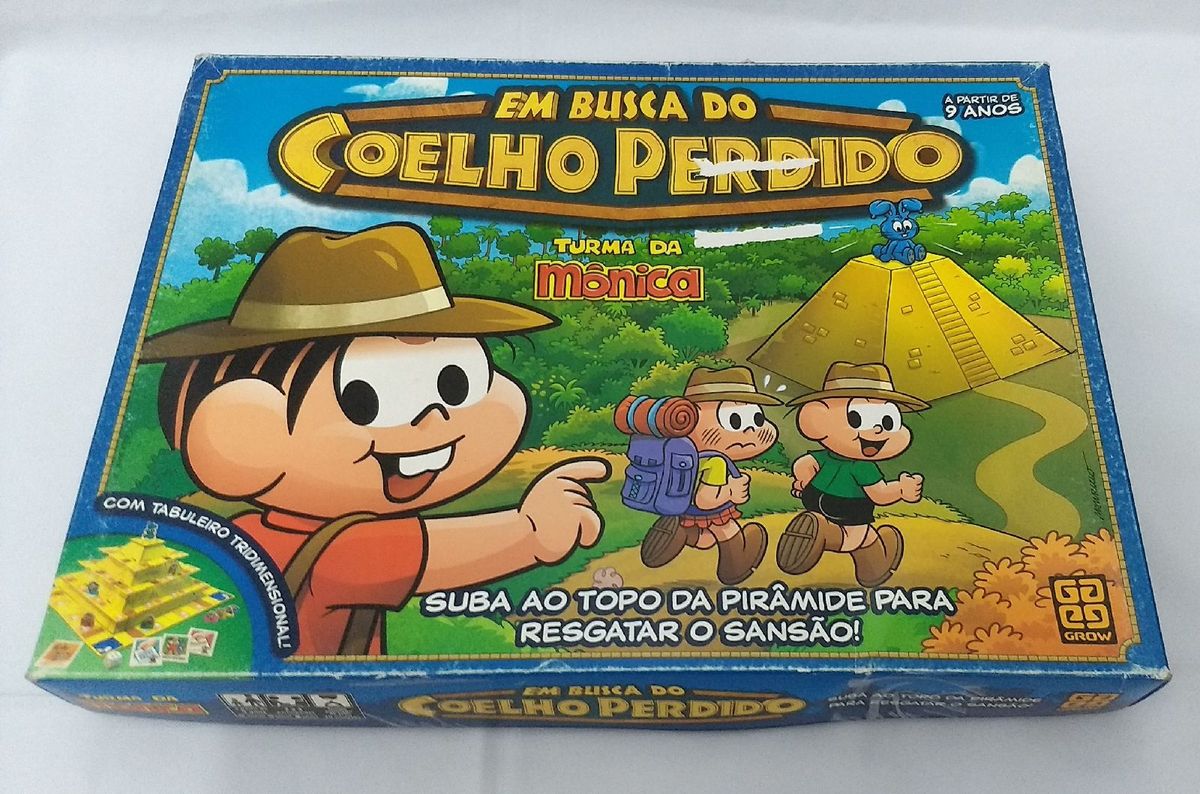 Jogo Antigo para Colorir Um Passeio Pela Montanha com a Turma da Mônica, Brinquedo Coluna Usado 57959962