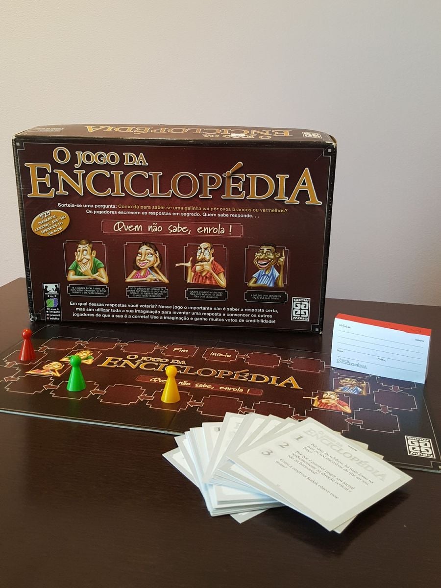 Jogo Enciclopedia | Jogo de Tabuleiro Grow Usado 32440947 | enjoei