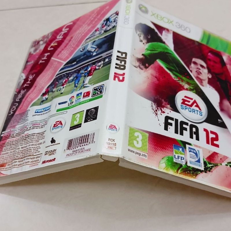 Jogo Fifa 12 para Xbox 360 Original, Jogo de Videogame Xbox 360 Nunca  Usado 92279431