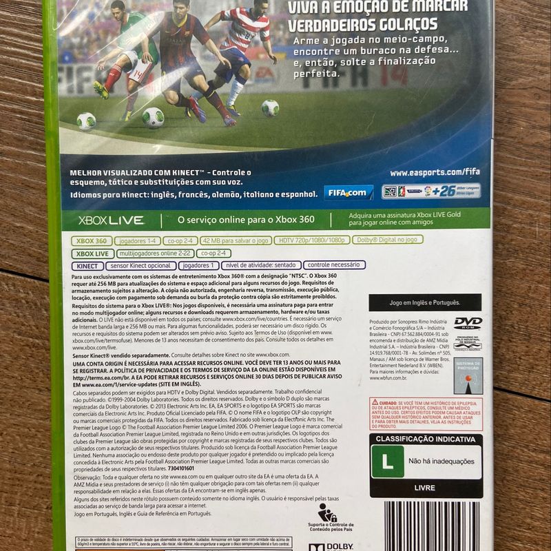 Jogo FIFA 14 - Xbox 360 - Seminovo - Games Guard