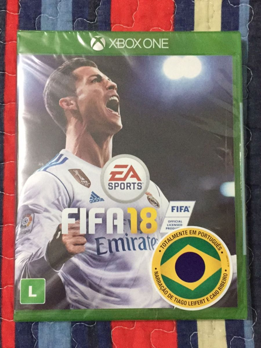 Jogo Fifa 18 Xbox One Jogo De Videogame Microsoft Nunca Usado