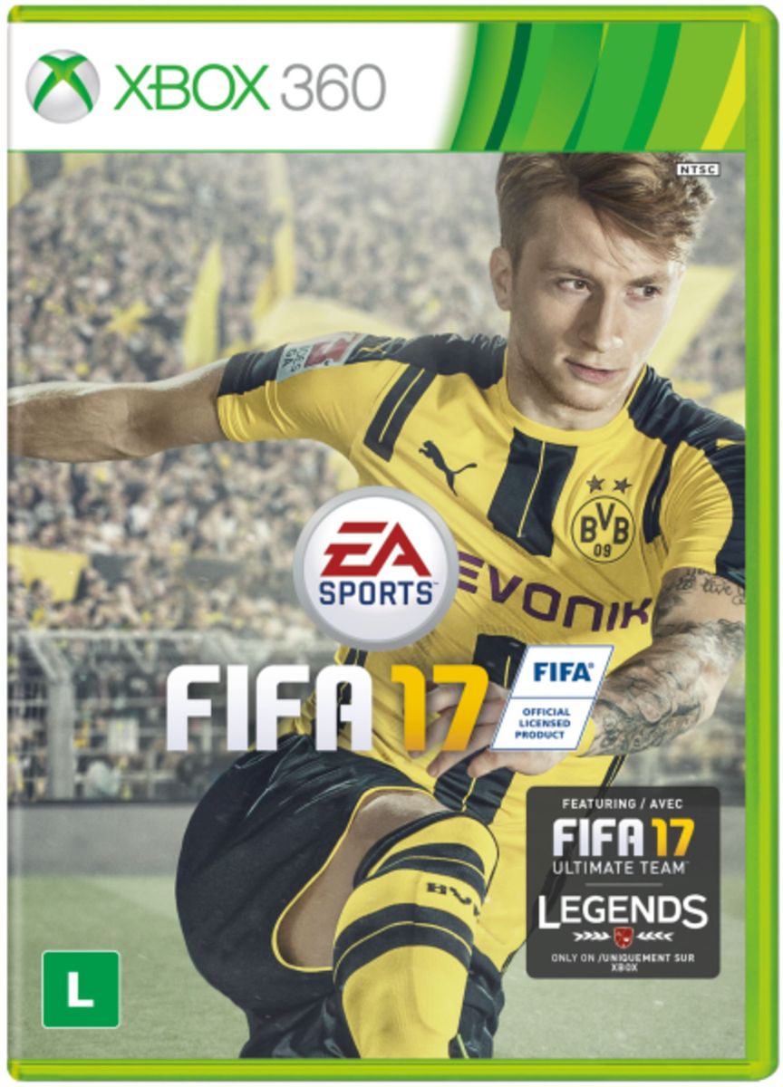 Jogo Fifa 2017 Original Xbox 360 Jogo de Videogame Xbox 360 Usado