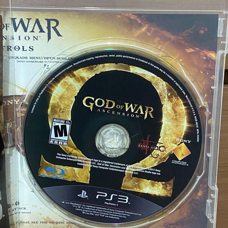 Jogo God Of War 3 Essencials Ps3 Original Mídia Física Seminovo | Jogo de  Videogame Ps3 Usado 88171902 | enjoei