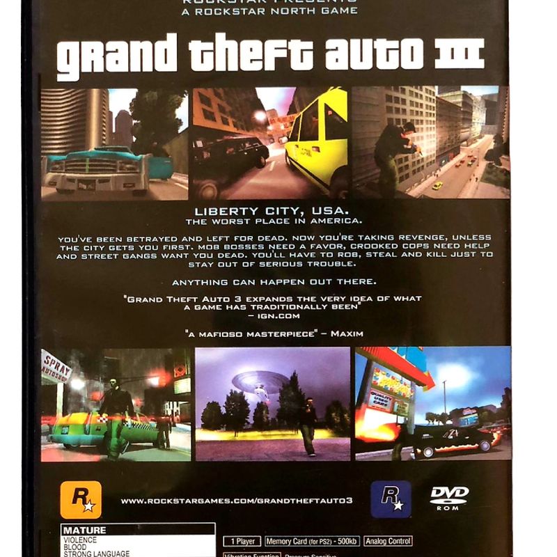 GTA 3 Clássico Ps2) Midia Digital Ps3 - WR Games Os melhores jogos estão  aqui!!!!