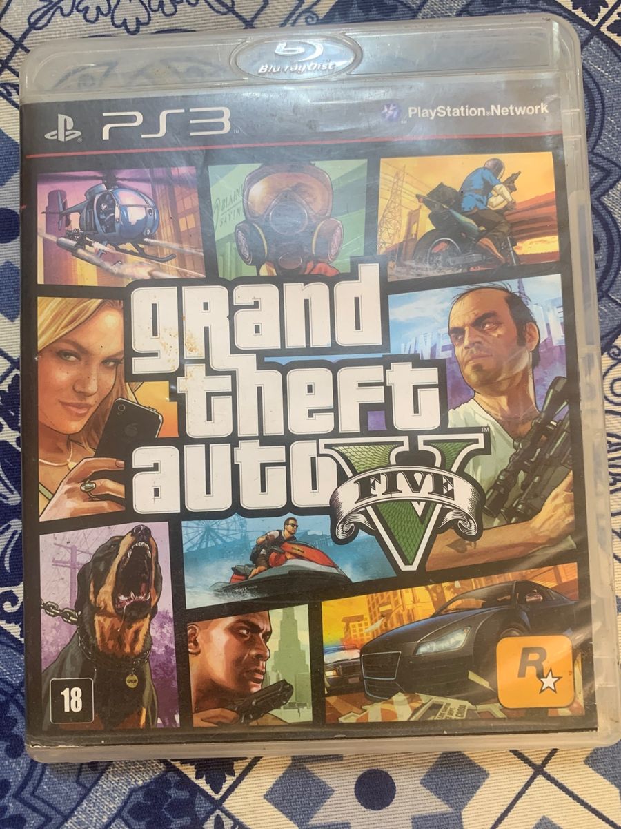 Gta 5 - Ps3 - Jogo Oficial - Envio na mesma Hora - Videogames - Bengui,  Belém 1256921859