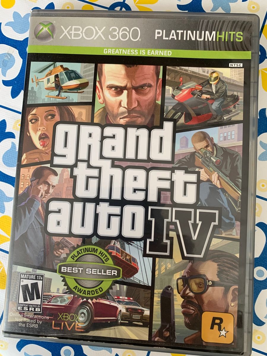 Jogo GTA IV Original - Xbox 360 - Sebo dos Games - 10 anos!