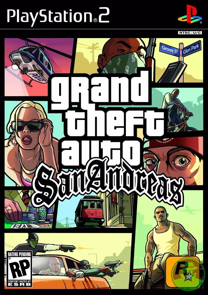Jogo Gta San Andreas Ps2, Jogo de Videogame Nunca Usado 86722955