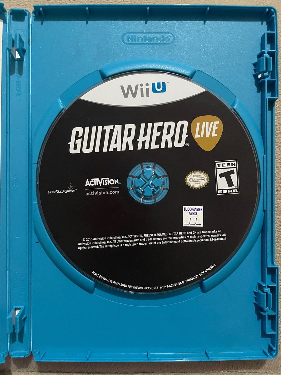 Guitar hero live wii deals u wup