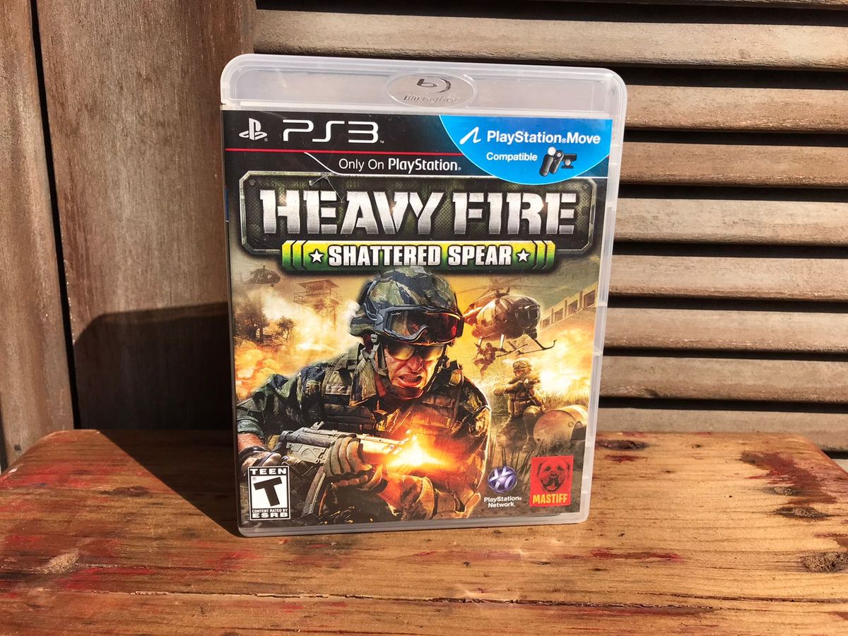 Jeu Heavy Fire: Shattered Spear COMPLET PS3 - Version FR - Très Bon état - Jeu Rare
