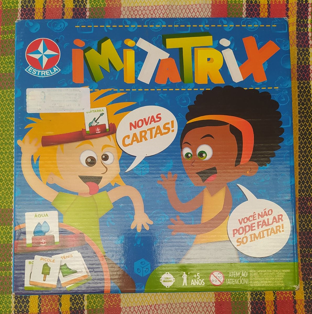 Jogo De Tabuleiro Imitatrix Estrela Original Crianças + 5 Anos