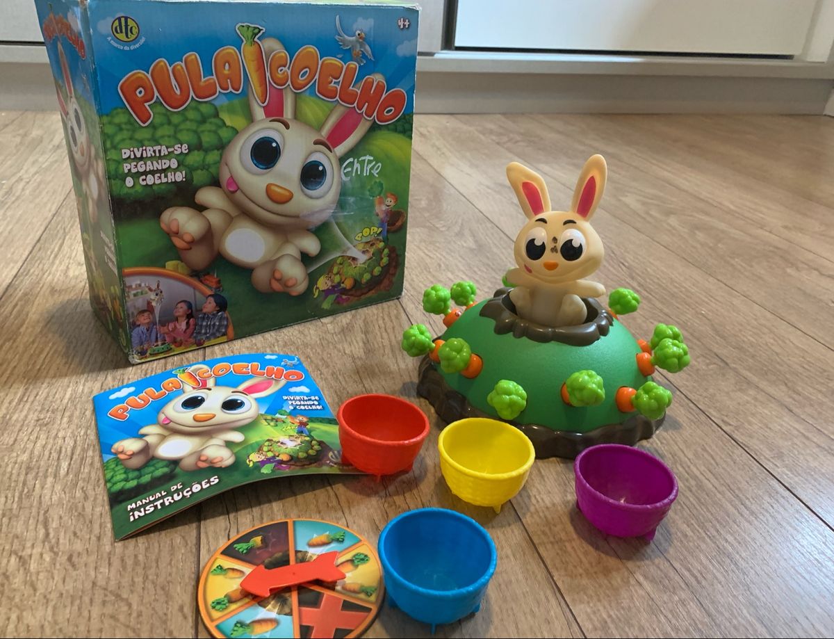 Jogo Infantil Pula Coelho | Brinquedo para Bebês Dtc Usado 67026381 ...