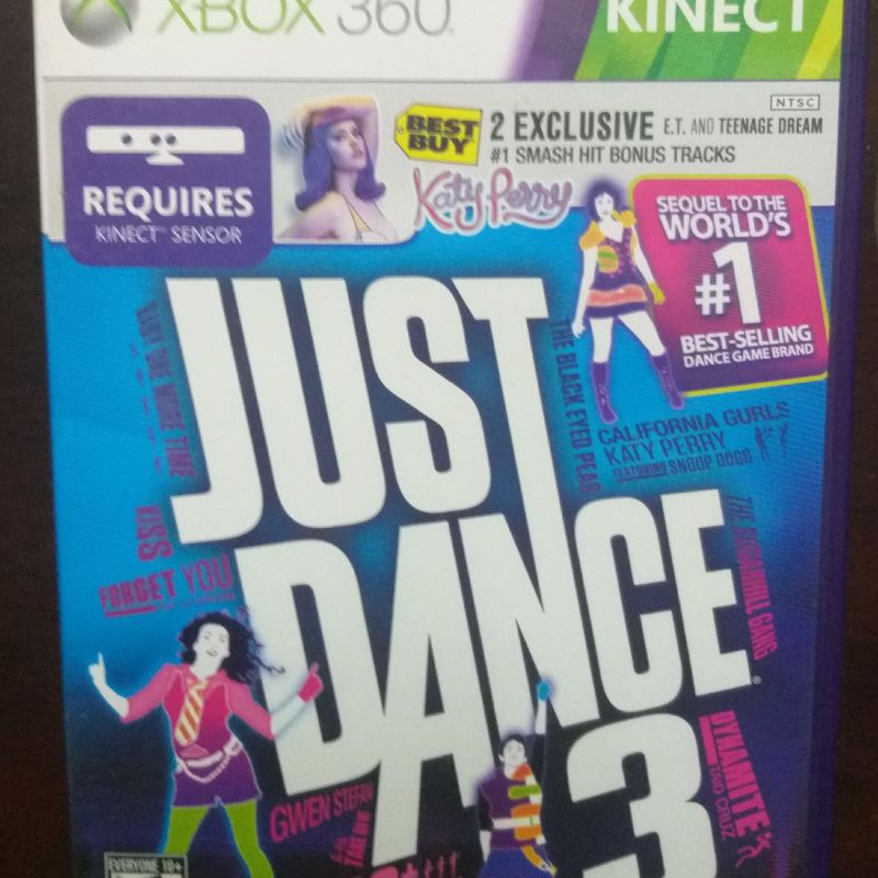 Jogos Microsoft Kinect XBOX 360 Kinect Adventures & Just Dance 3) Frete  Grátis