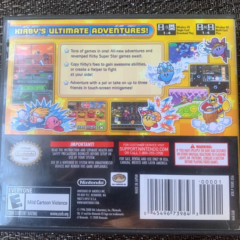 Jogo Kirby Super Star Ultra - DS - MeuGameUsado