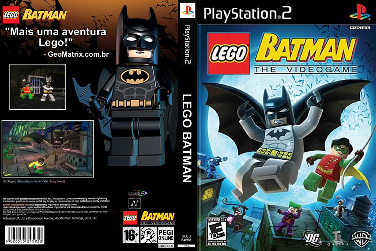 Jogo Lego Batman- Ps2 (Paralelo) | Jogo de Videogame Ps2 Nunca Usado  56494826 | enjoei