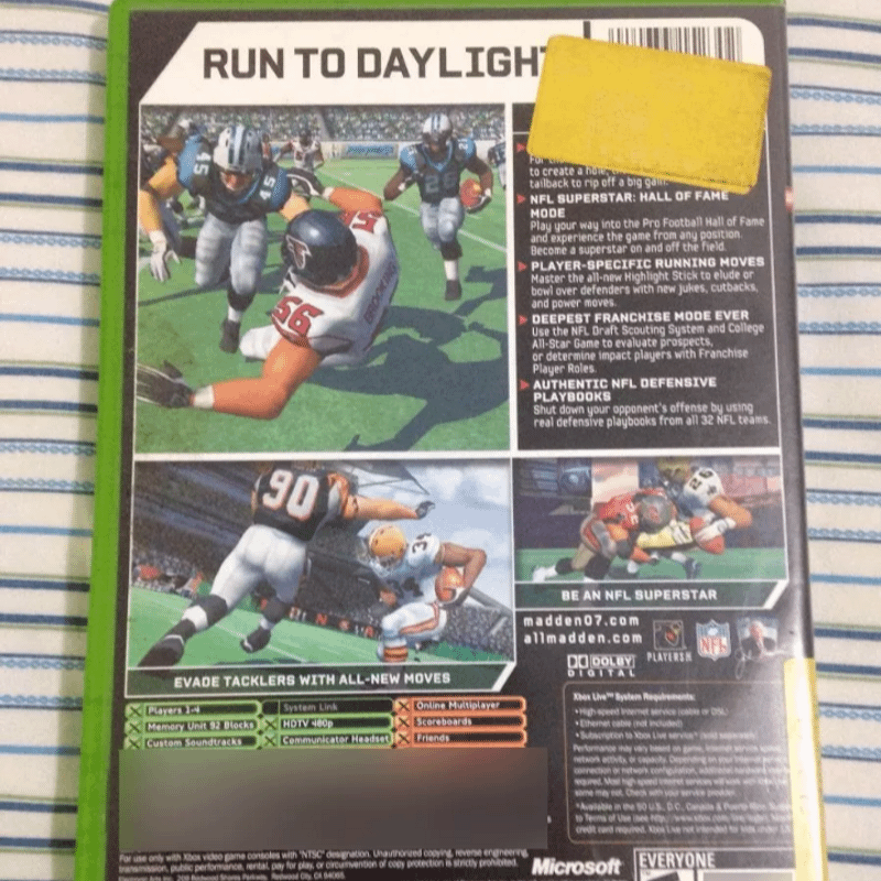 Madden NFL 07, Microsoft Xbox