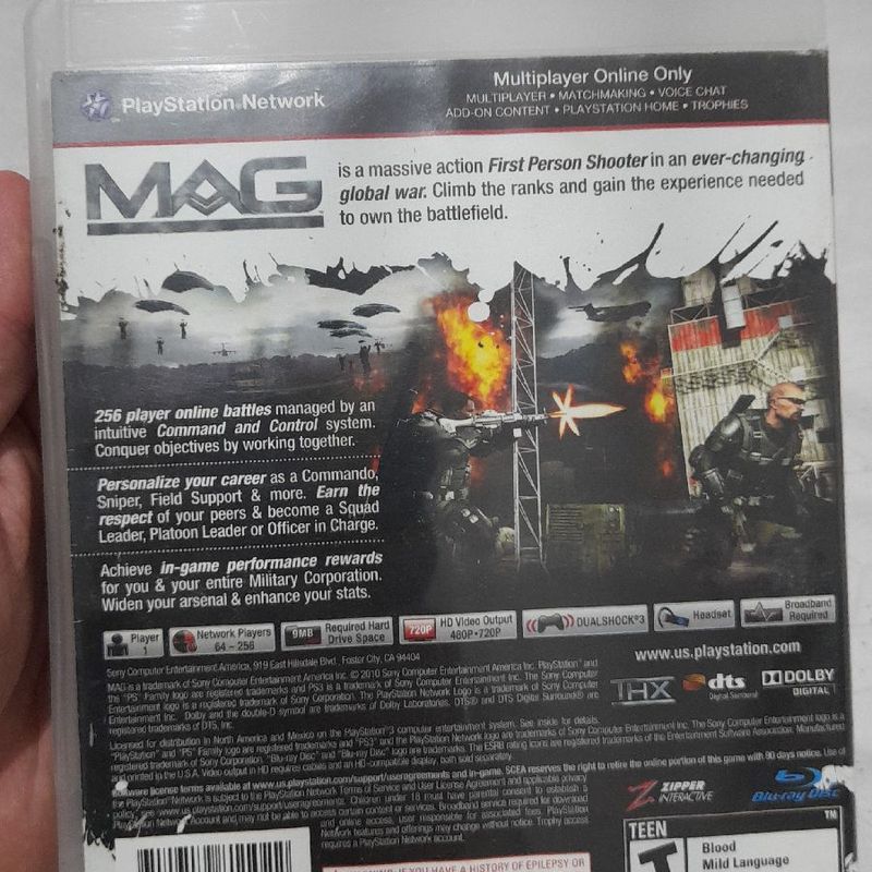 JOGO PS3 MAG 