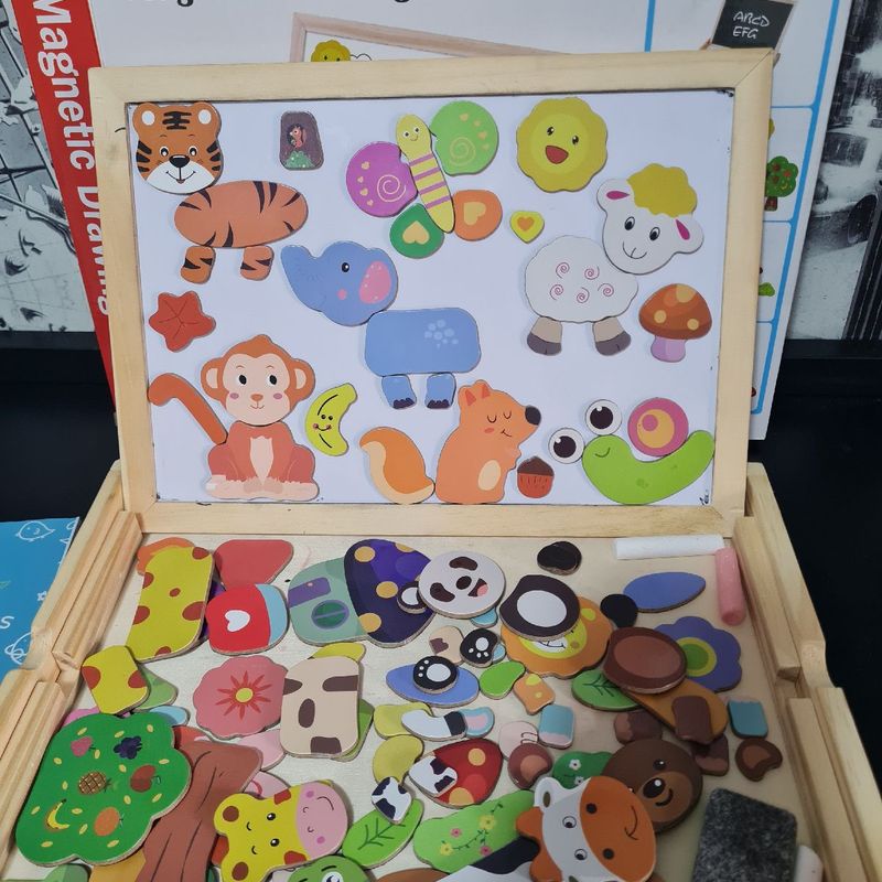 Jogo Magnetic Drawing Board Brinquedo para Bebês Jojoin Usado 108942199  enjoei