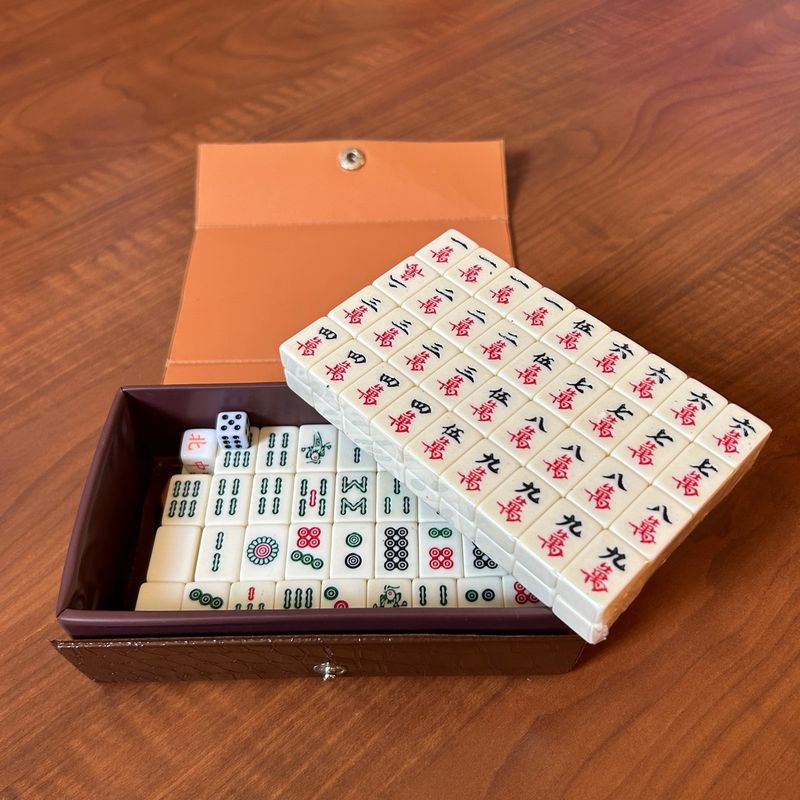 1pc Mahjong League Pontuação Cartão & Cartão De Regra Jogo De Tabuleiro  Criativo Brinquedo
