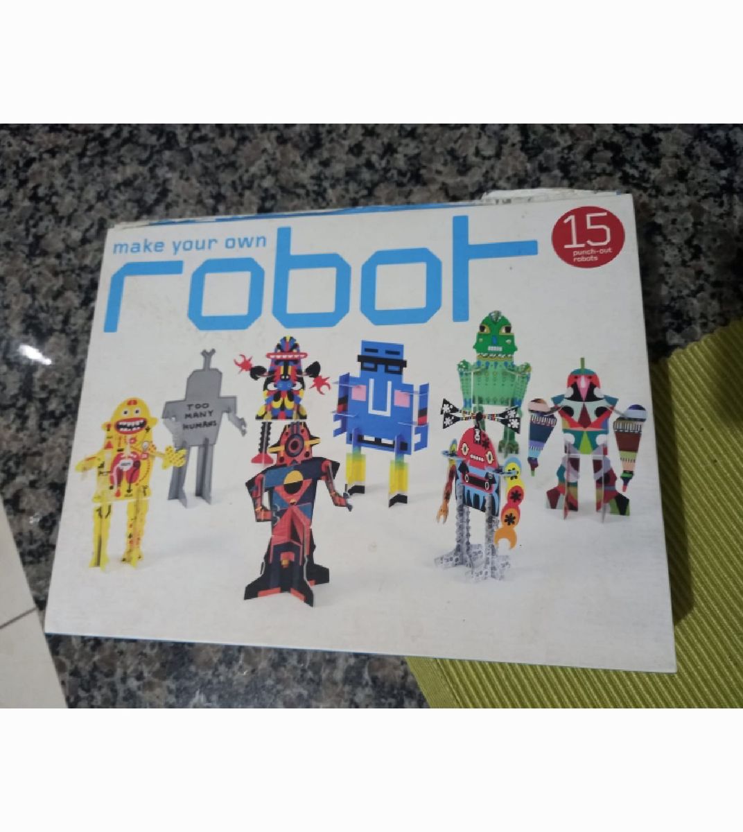 Jogo Make Your Own Robot Brinquedo Robot Make Your Nunca Usado