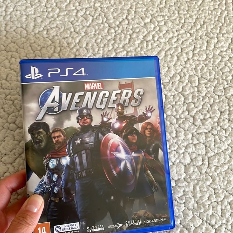 Jogo Marvel Avengers Ps4 Mídia Física Original Frete Grátis