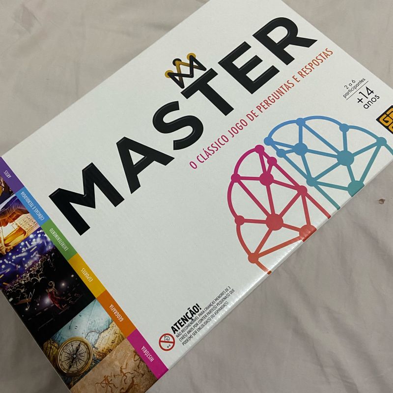 Jogo Tabuleiro Perguntas E Respostas Master Júnior Educativo - R$ 112,9