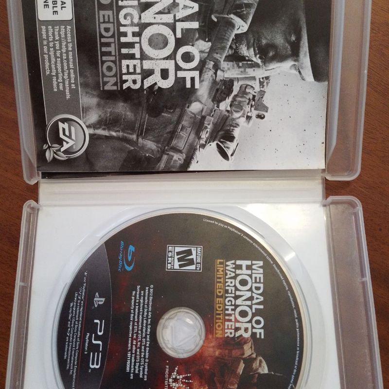 Jogo Medal Of Honor Warfighter Limited Edition Ps3, Jogo de Videogame Ea  Usado 86935918