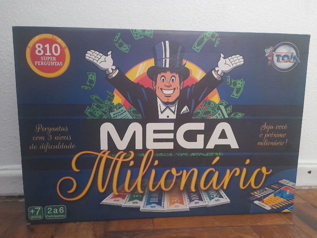 Jogo Mega Milionário | Jogo de Tabuleiro Usado 69487769 | enjoei