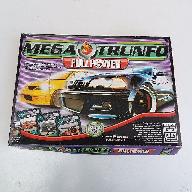 TRU 2 FLO✴︎Mega Rare✴︎Bomb GFUNK!! Jogo Mega Trunfo Full Power | Grow Usado 96880664 | enjoei