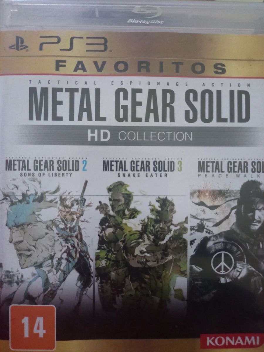 Jogo Metal Gear Solid Hd Collection Ps3 Usado Jogo De Videogame Konami Usado 75972476 Enjoei