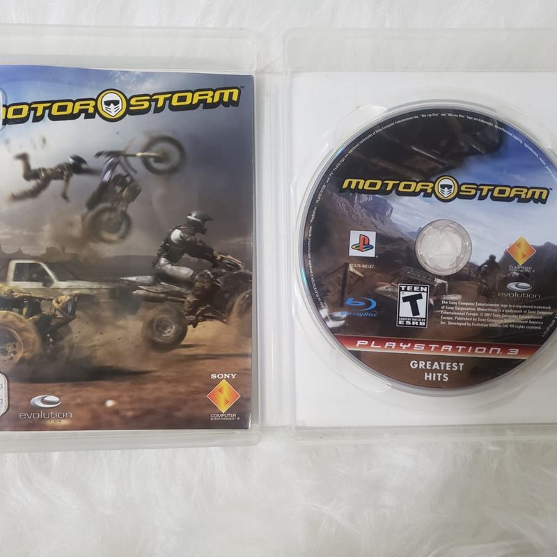 Jogo Motor Storm Greatest Hits - Ps3 Mídia Física Usado