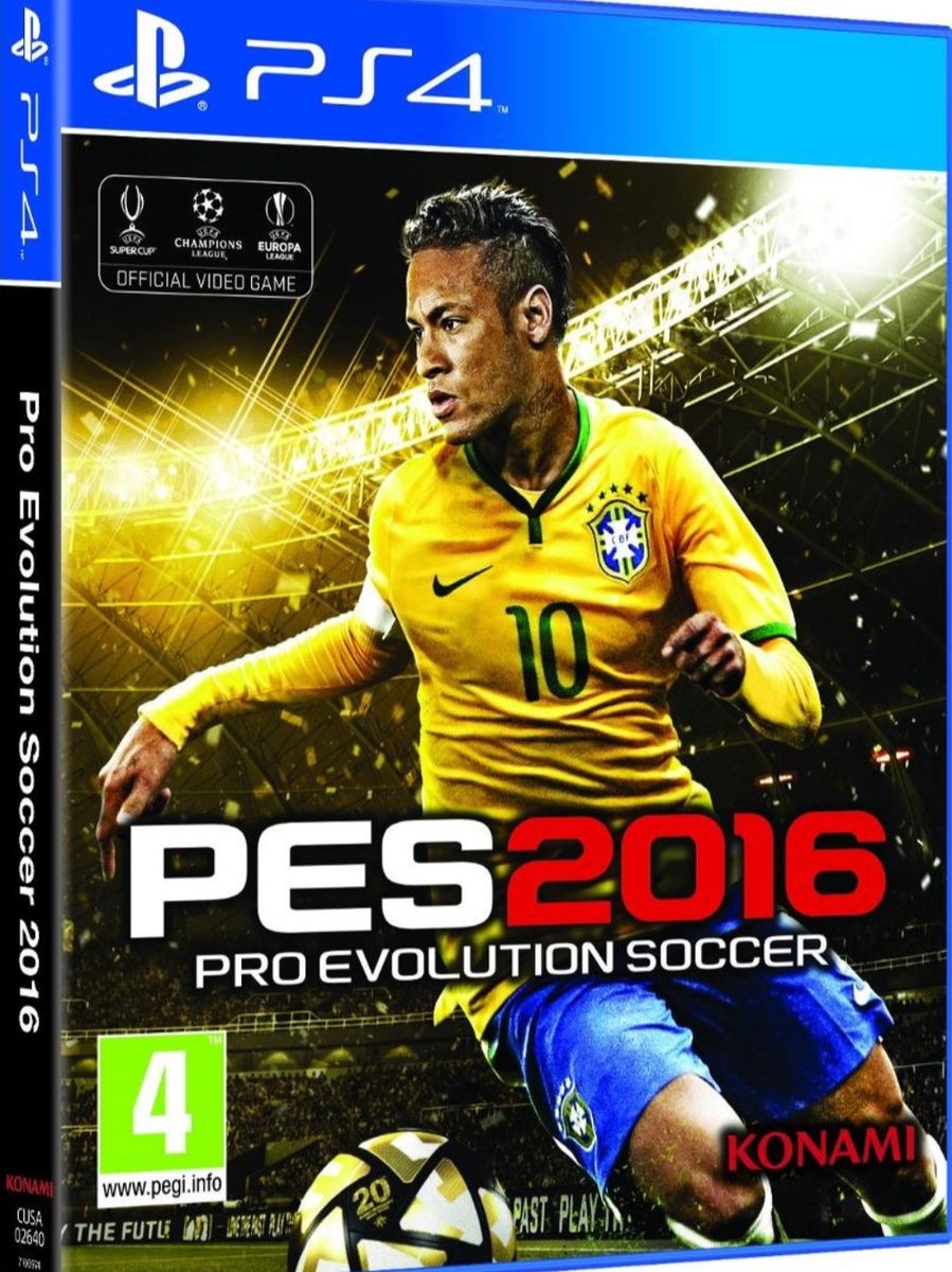 Jogo Mídia Ps4 Futebol Neymar Pes2016 | Jogo de Videogame Playstation ...