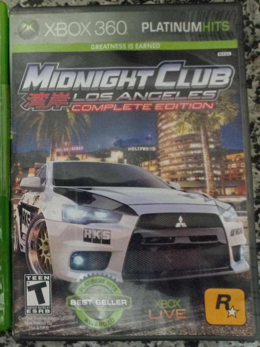 Jogo Midnight Club Xbox 360 - Plebeu Games - Tudo para Vídeo Game e  Informática
