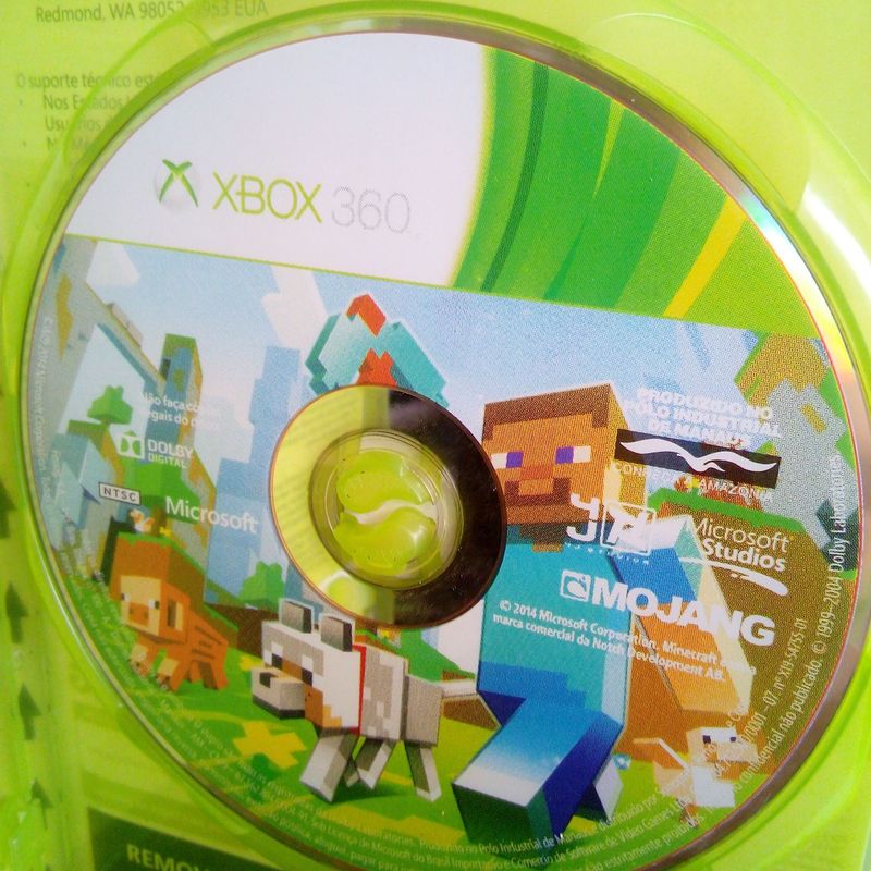 Jogo Minecraft Xbox 360 Original Frete Grátis Envio Rápido