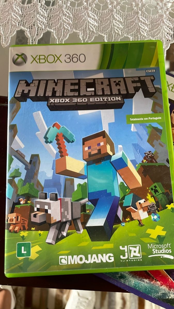 Jogos minecraft xbox 360