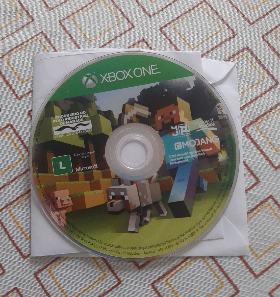 Jogo Minecraft Xbox One, Jogo de Videogame Xbox One Usado 83839329