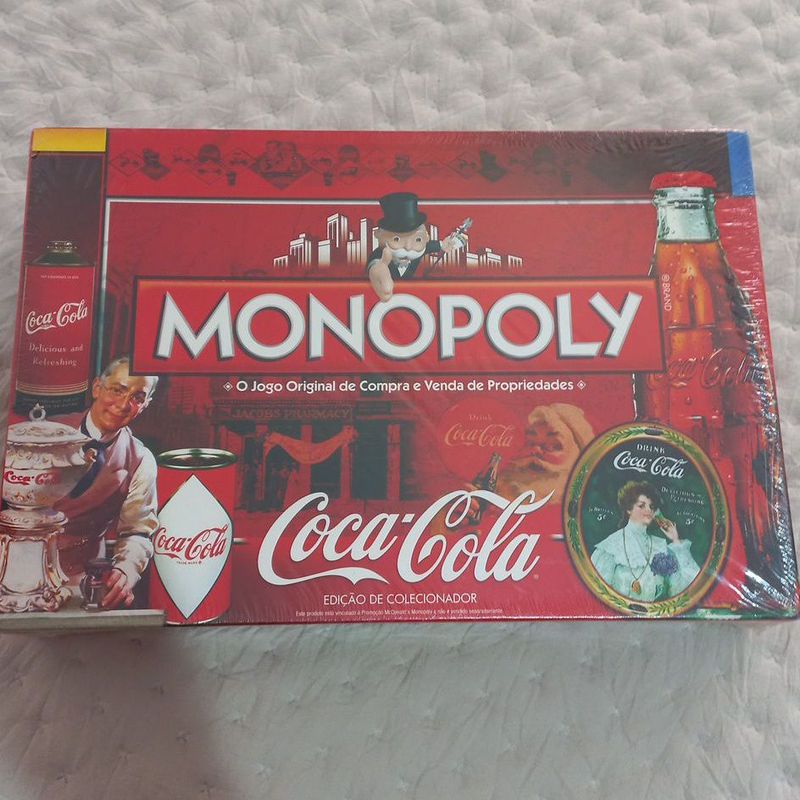 Jogo Monopoly Edição Coca-Cola , Lacrado. | Jogo de Tabuleiro