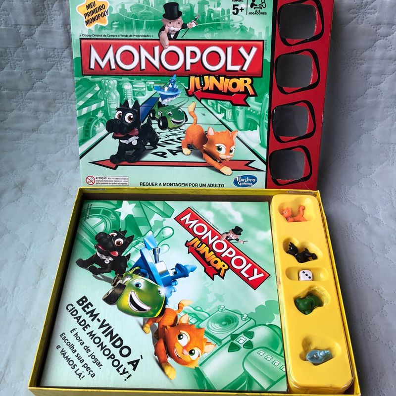 Hasbro Gaming Monopoly Junior: Jogo de tabuleiro da Edição de