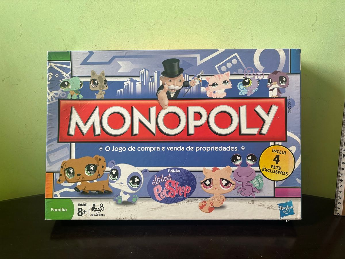 Jogo Monopoly Littlest Pet Shop Antigo Original Rarissimo | Hasbro