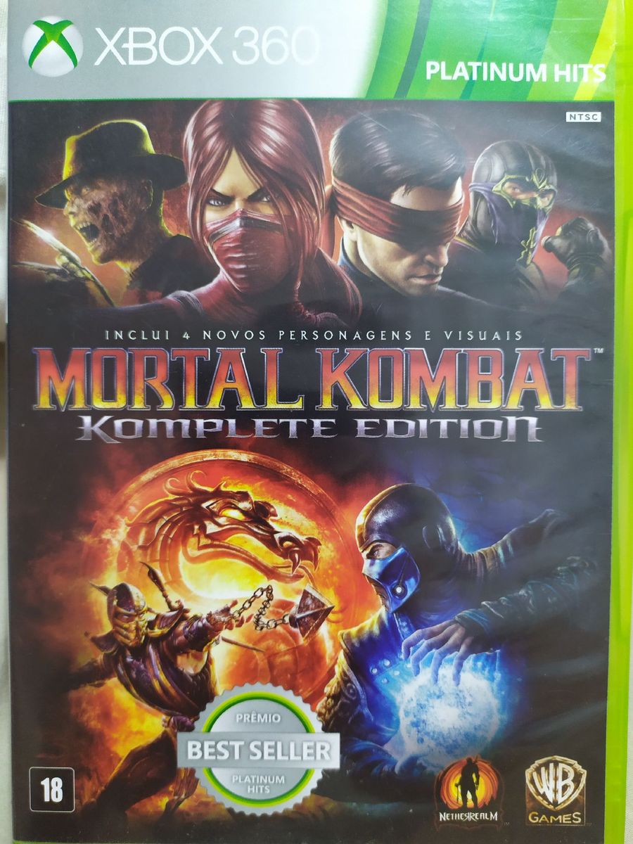 Jogo Mortal Kombat Komplete Edition - Xbox 360 | Jogo De Computador ...